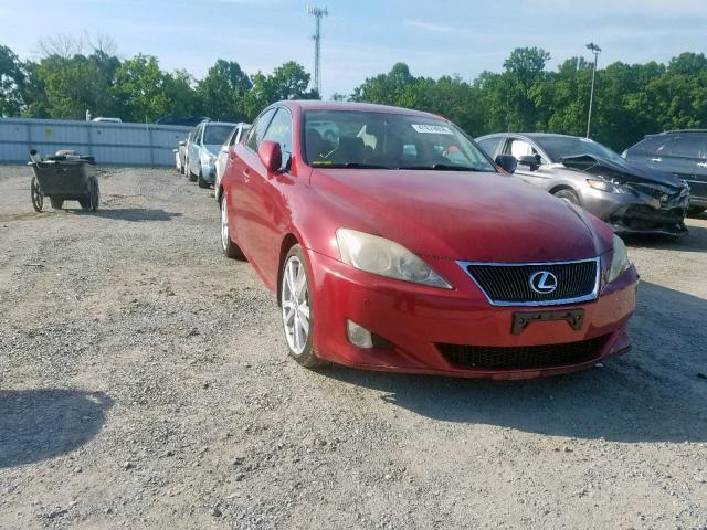 JTHBE262775013547 - 2007 LEXUS IS 350 RED photo 1