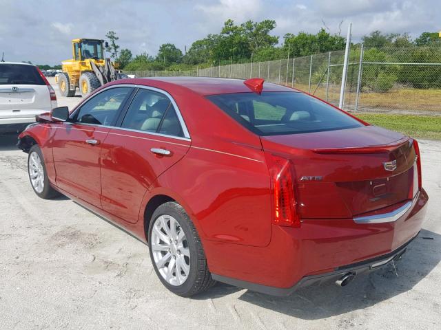 1G6AA5RX8H0206793 - 2017 CADILLAC ATS RED photo 3