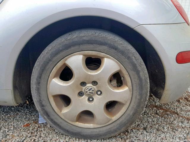 3VWCK21Y03M304161 - 2003 VOLKSWAGEN NEW BEETLE ვერცხლისფერი ფოტო 9