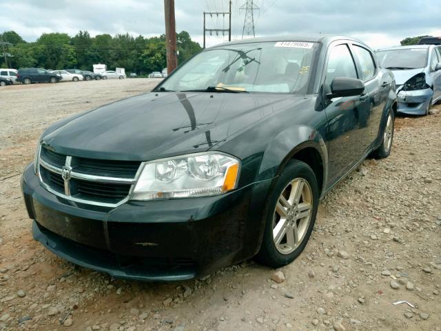 1B3CC1FB4AN205099 - 2010 DODGE AVENGER EX BLACK photo 2