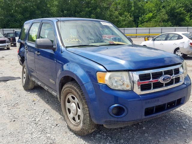 1FMCU02Z28KE22201 - 2008 FORD ESCAPE XLS BLUE photo 1