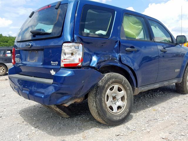 1FMCU02Z28KE22201 - 2008 FORD ESCAPE XLS BLUE photo 9