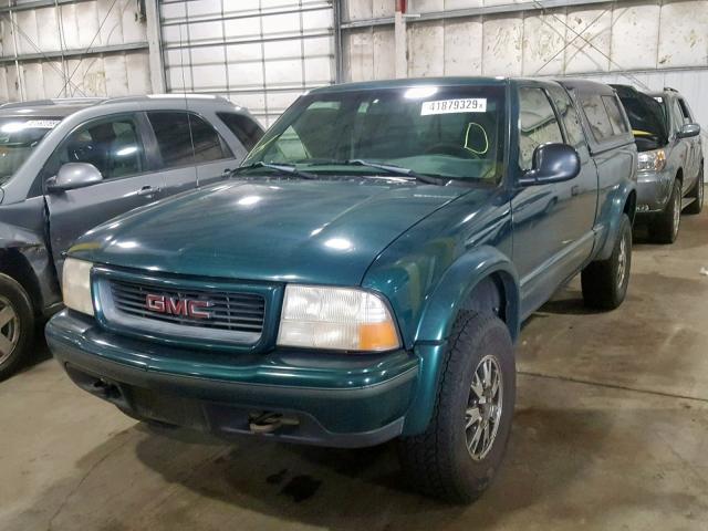 1GTCT19W4W8517054 - 1998 GMC SONOMA GREEN photo 2