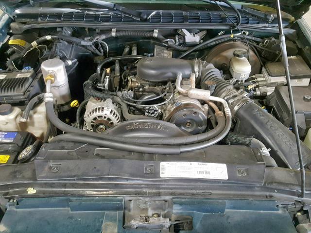 1GTCT19W4W8517054 - 1998 GMC SONOMA GREEN photo 7