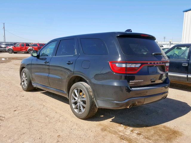 1C4RDJDG7HC870735 - 2017 DODGE DURANGO GT BLACK photo 3