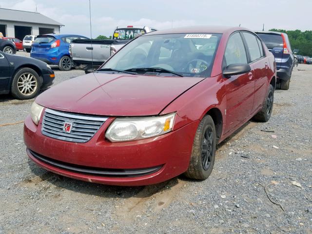 1G8AJ55F76Z168258 - 2006 SATURN ION LEVEL RED photo 2