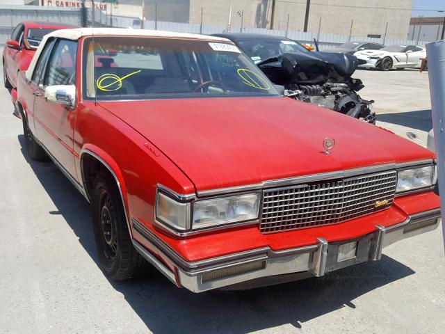 1G6CD1185H4337038 - 1987 CADILLAC DEVILLE RED photo 1