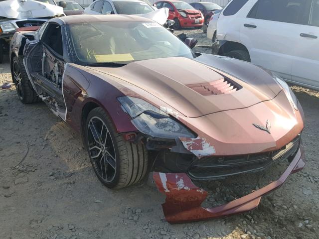 1G1YL2D71G5105679 - 2016 CHEVROLET CORVETTE S BURGUNDY photo 1