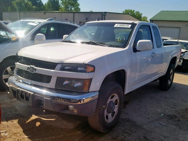 1GCKTBD97A8129554 - 2010 CHEVROLET COLORADO WHITE photo 2