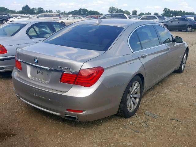 WBAKC8C53BC431548 - 2011 BMW 750 LXI SILVER photo 4