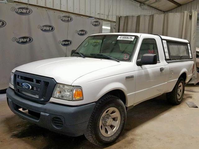 1FTYR10D69PA37978 - 2009 FORD RANGER WHITE photo 2