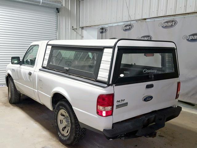 1FTYR10D69PA37978 - 2009 FORD RANGER WHITE photo 3