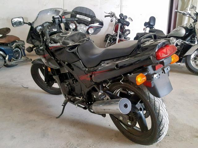 JKAEXVD118A108077 - 2008 KAWASAKI EX500 D BLACK photo 3