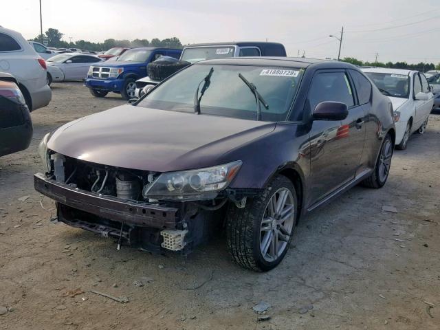 JTKJF5C72C3037264 - 2012 TOYOTA SCION TC მუქწითელი ფოტო 2