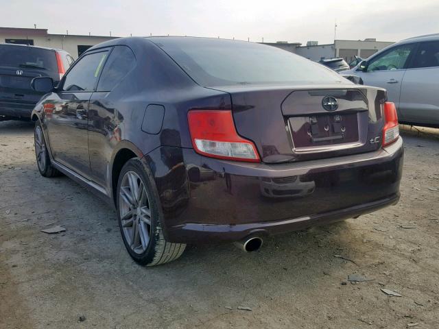 JTKJF5C72C3037264 - 2012 TOYOTA SCION TC მუქწითელი ფოტო 3