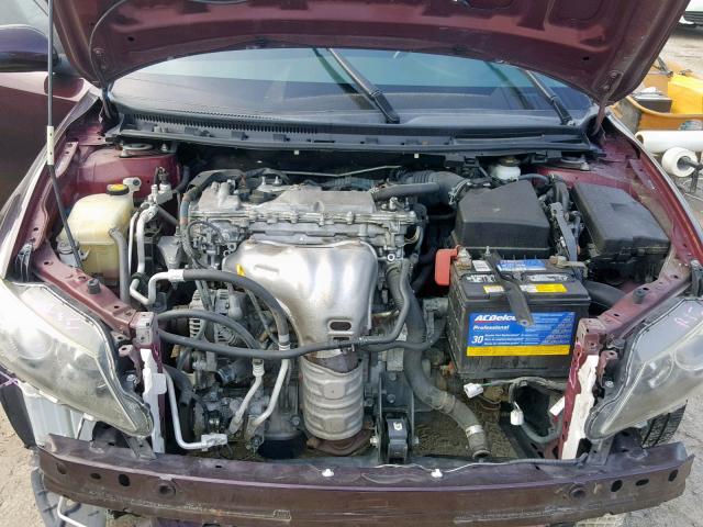 JTKJF5C72C3037264 - 2012 TOYOTA SCION TC მუქწითელი ფოტო 7