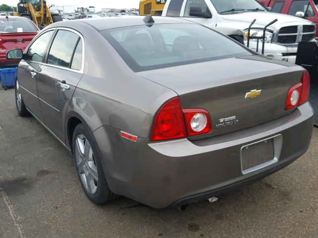 1G1ZC5E09CF282296 - 2012 CHEVROLET MALIBU 1LT GRAY photo 3