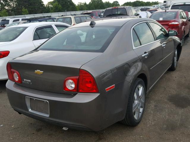 1G1ZC5E09CF282296 - 2012 CHEVROLET MALIBU 1LT GRAY photo 4