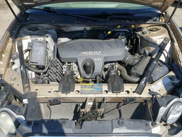 2G4WC532851235264 - 2005 BUICK LACROSSE C GOLD photo 7