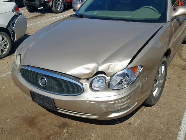 2G4WC532851235264 - 2005 BUICK LACROSSE C GOLD photo 9