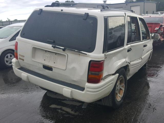 1J4GZ78S3VC579228 - 1997 JEEP GRAND CHER WHITE photo 4