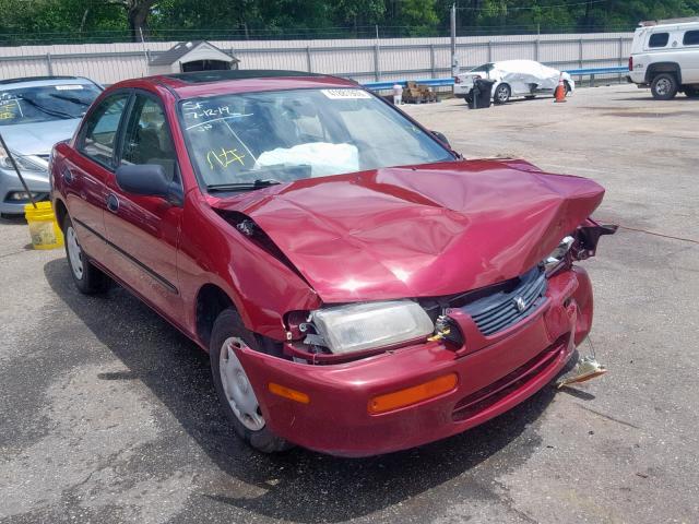 JM1BB1414T0333592 - 1996 MAZDA PROTEGE DX RED photo 1