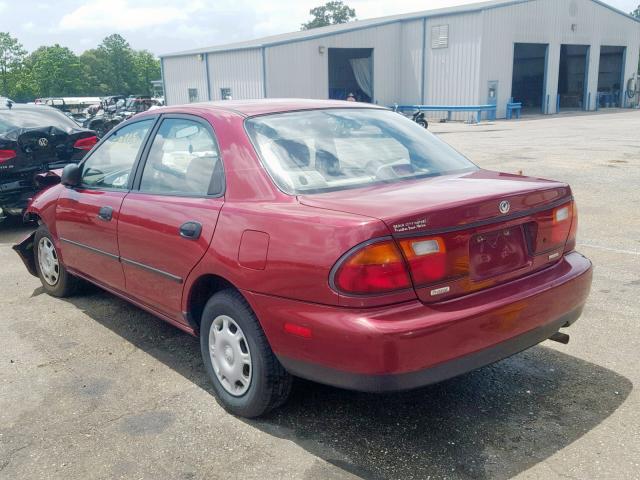 JM1BB1414T0333592 - 1996 MAZDA PROTEGE DX RED photo 3