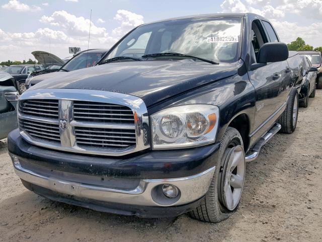 1D7HA18N68J114344 - 2008 DODGE RAM 1500 S BLACK photo 2