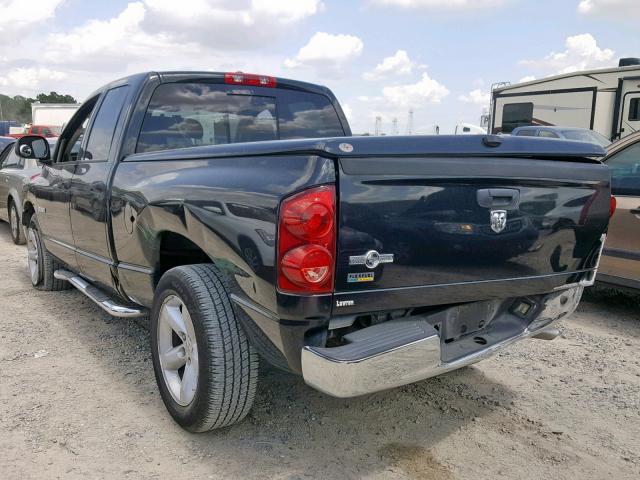 1D7HA18N68J114344 - 2008 DODGE RAM 1500 S BLACK photo 3