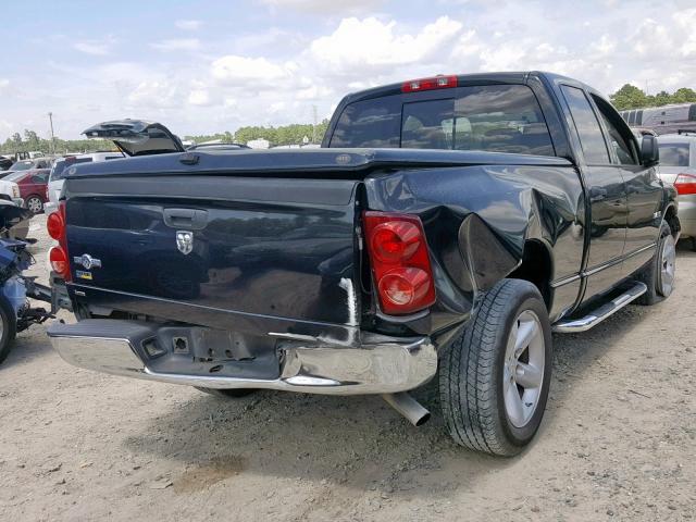 1D7HA18N68J114344 - 2008 DODGE RAM 1500 S BLACK photo 4