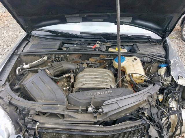 WAUDH78E38A163540 - 2008 AUDI A4 3.2 QUA GRAY photo 7