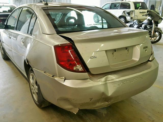 1G8AJ55F77Z117859 - 2007 SATURN ION LEVEL SILVER photo 9