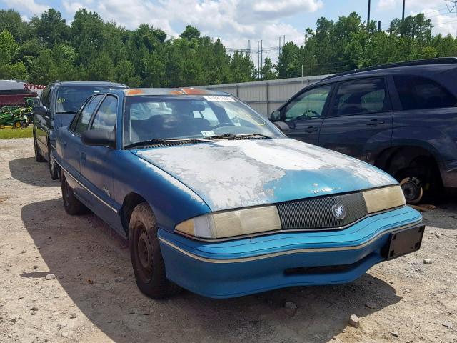 1G4NV54N4PC250548 - 1993 BUICK SKYLARK CU BLUE photo 1