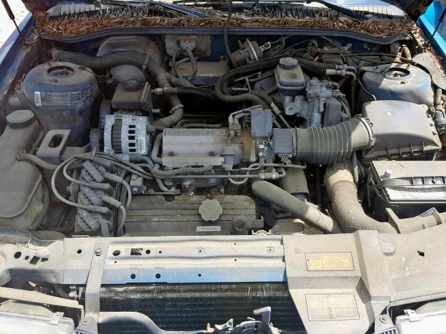 1G4NV54N4PC250548 - 1993 BUICK SKYLARK CU BLUE photo 7