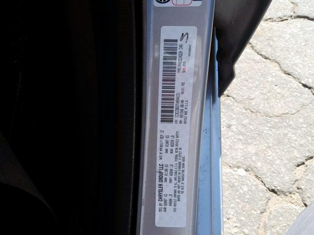 1C3CCBBB7DN540151 - 2013 CHRYSLER 200 TOURIN SILVER photo 10