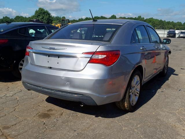 1C3CCBBB7DN540151 - 2013 CHRYSLER 200 TOURIN SILVER photo 4