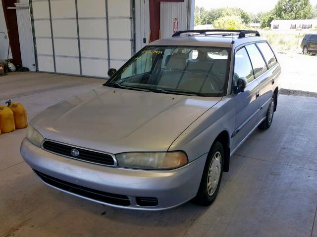 4S3BK6354S6356545 - 1995 SUBARU LEGACY L BLUE photo 2