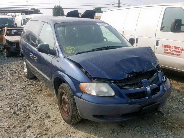 1D4GP25B93B151740 - 2003 DODGE CARAVAN SE BLUE photo 1