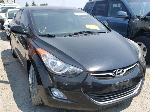 5NPDH4AEXDH286332 - 2013 HYUNDAI ELANTRA GL BLACK photo 1