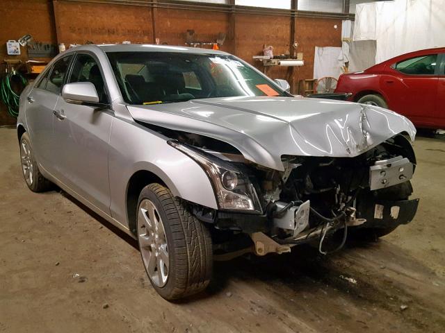 1G6AH5R30D0122891 - 2013 CADILLAC ATS LUXURY SILVER photo 1