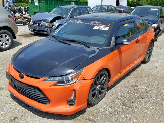 JTKJF5C74FJ007733 - 2015 TOYOTA SCION TC ნარინჯისფერი ფოტო 2