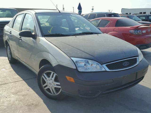 1FAFP34N47W126050 - 2007 FORD FOCUS ZX4 BEIGE photo 1