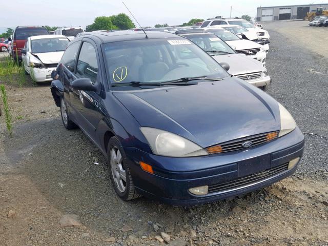 3FAHP31373R138492 - 2003 FORD FOCUS ZX3 BLUE photo 1