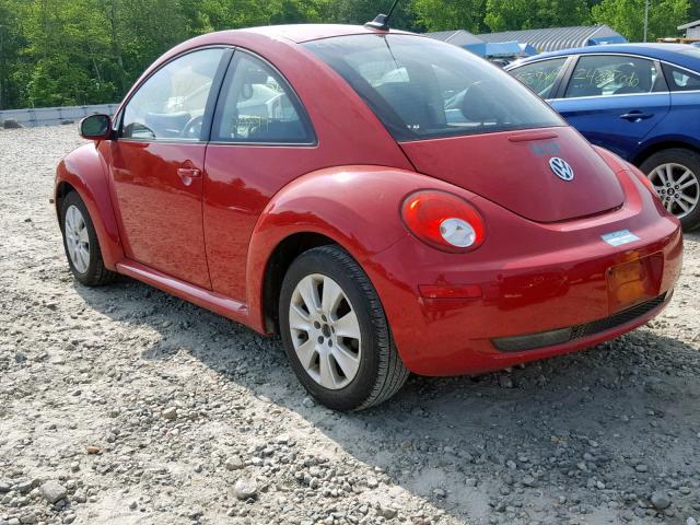 3VWPG3AG0AM015925 - 2010 VOLKSWAGEN NEW BEETLE წითელი ფოტო 3