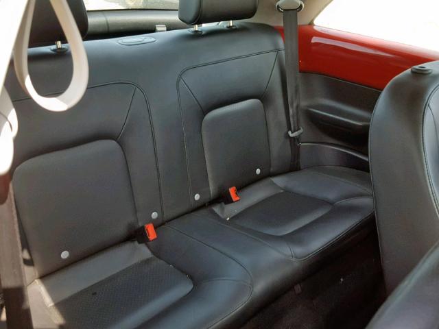 3VWPG3AG0AM015925 - 2010 VOLKSWAGEN NEW BEETLE წითელი ფოტო 6