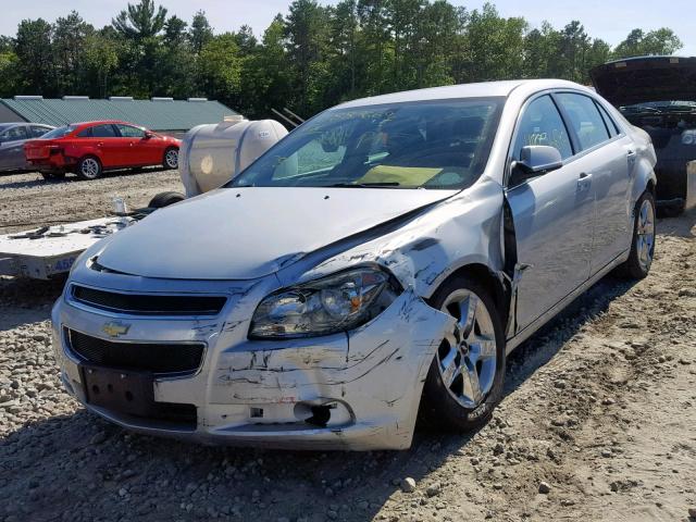 1G1ZH57BX9F259666 - 2009 CHEVROLET MALIBU 1LT SILVER photo 2