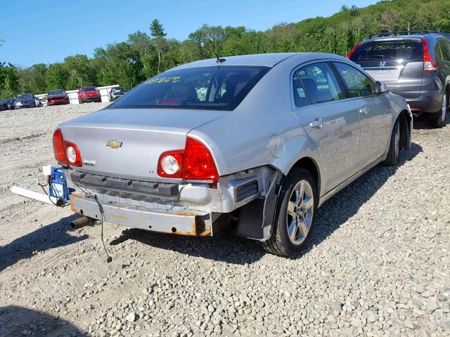 1G1ZH57BX9F259666 - 2009 CHEVROLET MALIBU 1LT SILVER photo 4