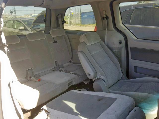 2FMZA55235BA36228 - 2005 FORD FREESTAR S GRAY photo 6