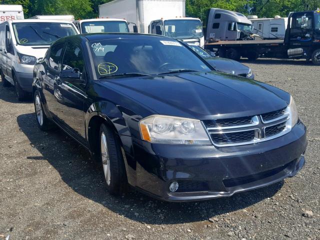 1B3BD1FG7BN523644 - 2011 DODGE AVENGER MA BLACK photo 1