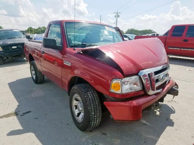 1FTYR10D79PA53655 - 2009 FORD RANGER RED photo 1